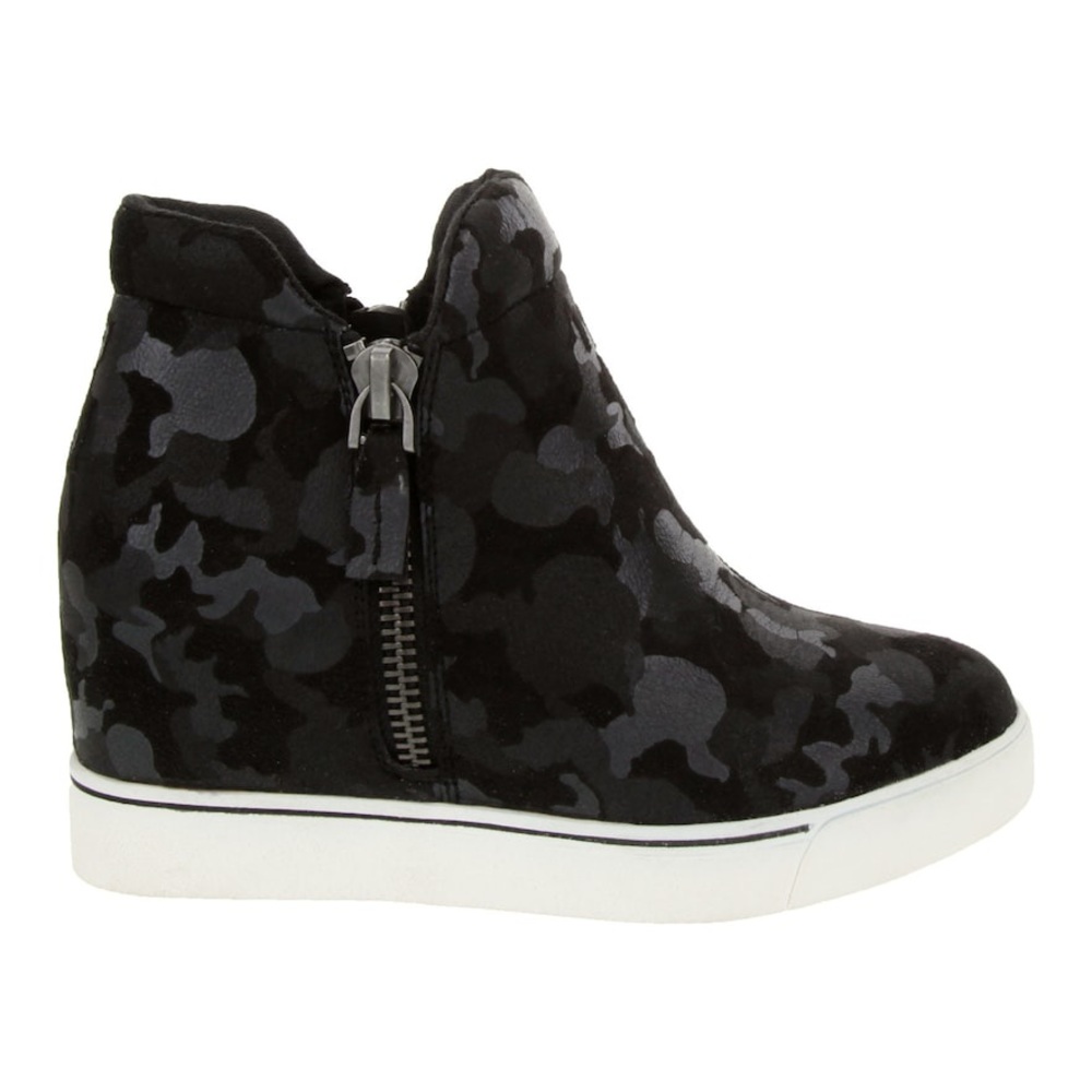 Black Camo wedge sneakers - Picture 2 of 5